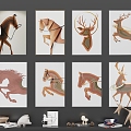 Modern Painting Animal Painting Decorative Painting 3d model