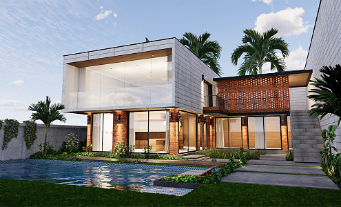 Modern Villa 3d model