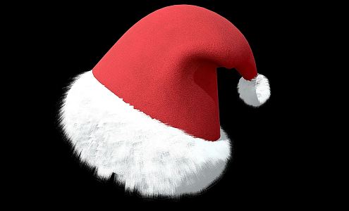 Modern Christmas Hat 3d model