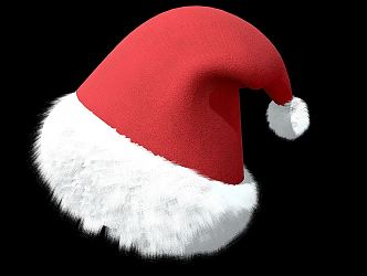 Modern Christmas Hat 3d model