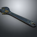 Adjustable Wrench Hardware Tool Durable Metal Construction For Home Repair And Mechanical Work