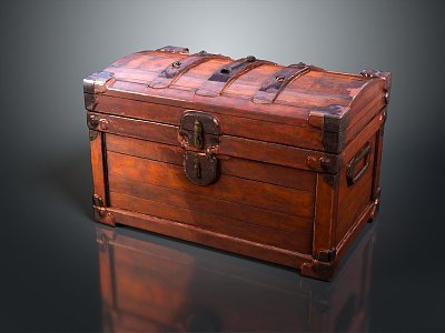 Boxes, Bags, Leather Boxes, Leather Boxes and Containers Realistic 3d model