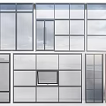 Sleek Modern Casement Door Designs With Glass Panels And Metal Frames