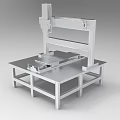 Industrial equipment three-axis mobile platform automation non-standard equipment sliding table 3d model