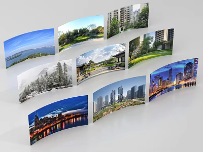 Aerial Planning View Showcasing Urban Cityscape Green Areas And Building Designs 3d model