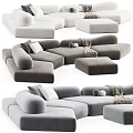Modern Combination Multiplayer Sofa 3d model