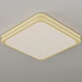 Modern Circular Ceiling Light With Light Yellow And White Layered Design And Central Accent 3d model