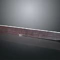 Long Textured Metal Household Item Placed On Smooth Black Surface For Daily Use