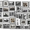 Modern photo wall 3d model