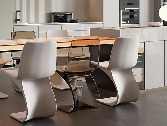 Bar Table Bar Chair Island Table Dining Chair Bar Chair 3d model