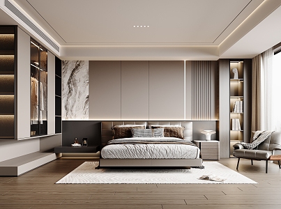 Italian Bedroom 3d model