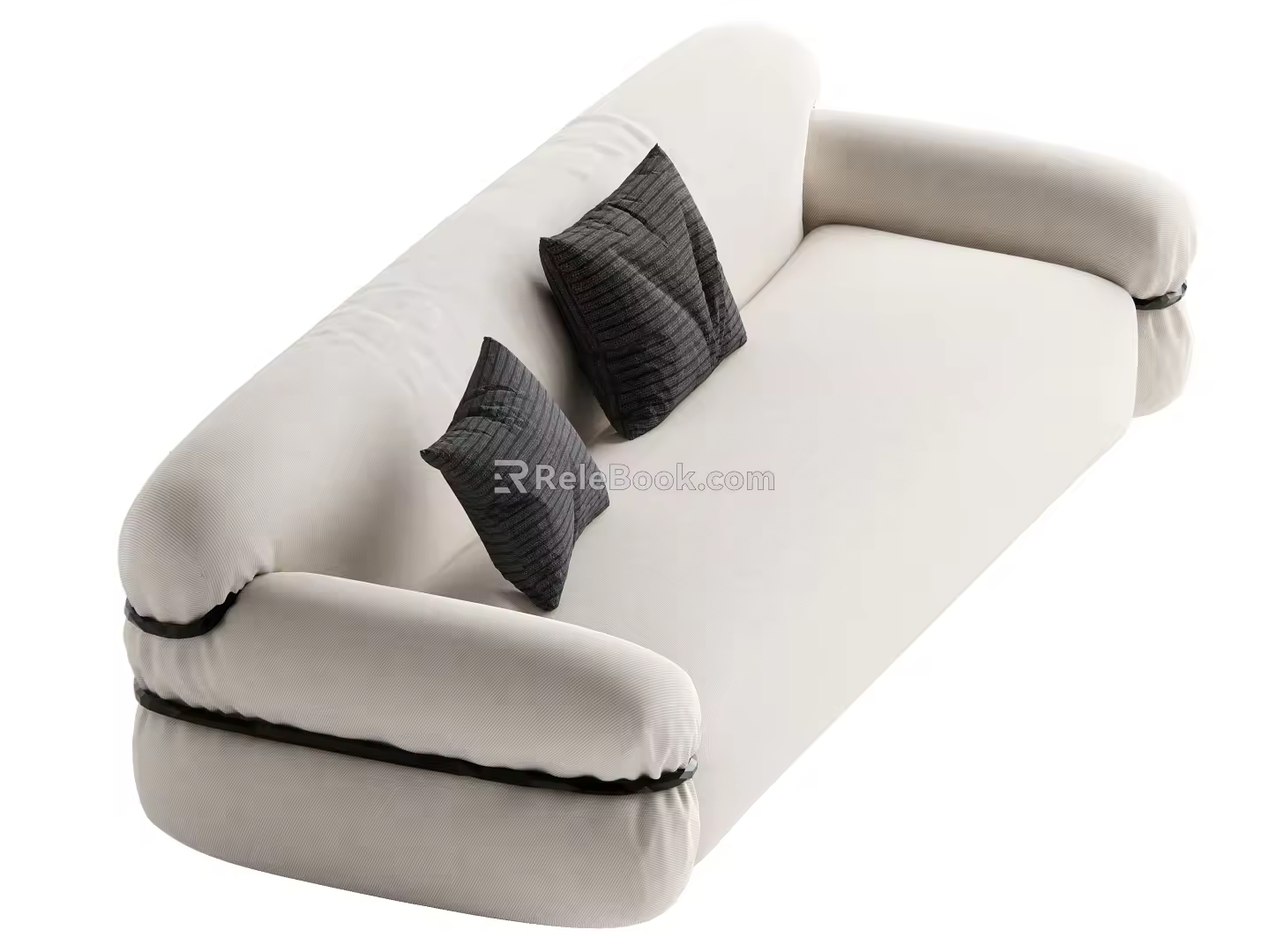 Middle-style multiplayer sofa 3d model