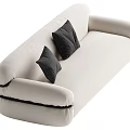 Middle-style multiplayer sofa 3d model
