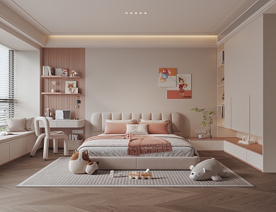 Modern Children's Room 3d model