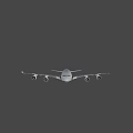 Lufthansa Commercial Passenger Airplane Flying With Four Engines In Mid Air