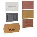 Modern Decorative Switch Panels With Various Colors And Different Designs For Home Interior
