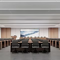 Modern lecture hall 3d model