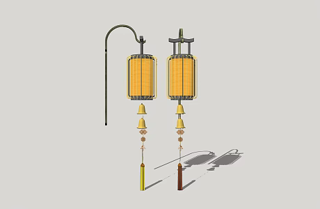 Chinese Landscape Lights Tang Palace Lights 3d model
