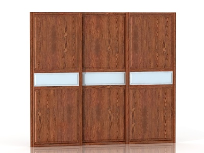 sliding door wardrobe door 3d model