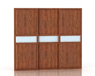 sliding door wardrobe door 3d model