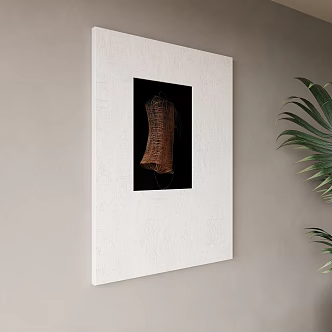 Quiet Ancient Hanging Paintings 3d model