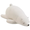 Cute Plush Bear Dolls In Lying Positions With Different Colors 3d model