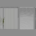 Various Modern Window Blinds Designs With Vertical And Horizontal Slats For Home 3d model