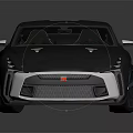 Modern Black Sports Car With Sleek Design Rear Spoiler And Sporty Alloy Wheels