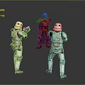 Sci-Fi Armor Alien Armor Sci-Fi Armor High-Tech Armor Futuristic Armor Alien Warrior Armor 3d model
