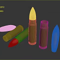 Bullets Pistol Bullets Rifle Bullets Machine Gun Bullets Ammunition Bullet Box Bullets Shooting Bullets 3d model