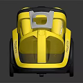 Yellow Portable Home Cleaning Daily Electrical Appliance With Wheels And Modern Design