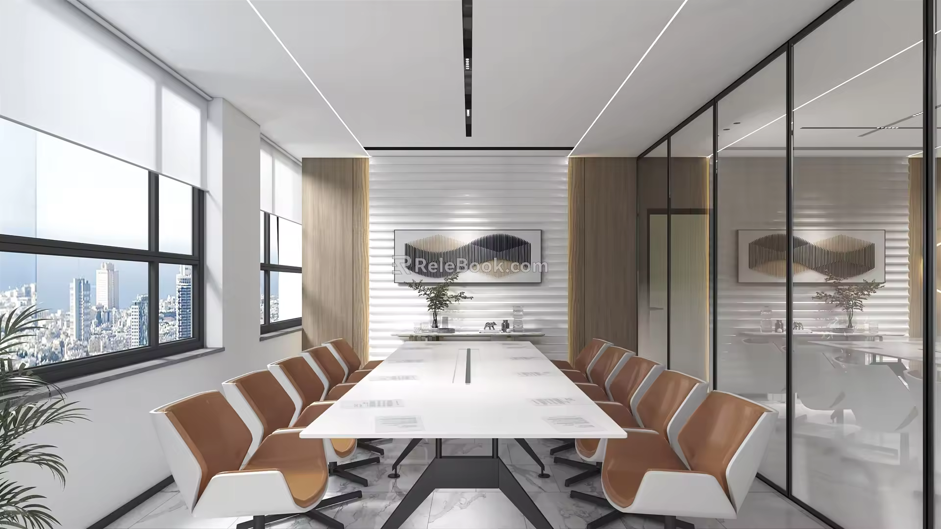 Modern Meeting Room Small Meeting Room 3d model