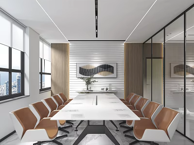 Modern Meeting Room Small Meeting Room 3d model