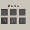 Bathroom Accessories Floor Drain Combination With Modern Design And Various Styles