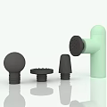 Smart Machine Components With Black And Light Green Parts And Accessories