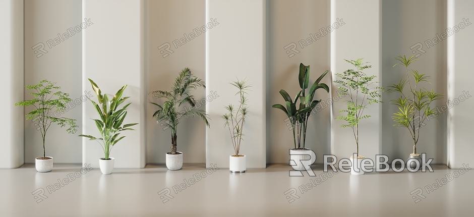 potted plant model