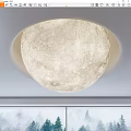 Modern Ceiling Lamp Moon Ceiling Lamp 3d model
