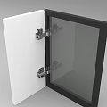 Stainless Steel Chrome Plated Cabinet Hinges Furniture Hardware Four Pieces