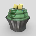 Colorful Decorative Cupcakes With Various Toppings And Creamy Frosting For Kitchen Dessert Items