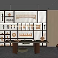 Stylish Modern Public Office Interior With Open Layout And Wooden Desk Bookshelves