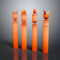 Modern Columns Classical Stone Columns Stone Columns Stone Columns 3d model