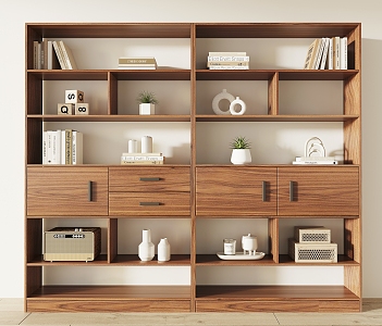 Shelf Bookshelf 3d model