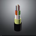 Durable Multicolored Core Electrical Cables With Layered Insulation For Electronic Appliances