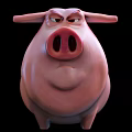 Taiyi god pig which Zha which hand-run which Zha magic boy making the sea which movie which hand-run Taiyi real person which hand-run blind box doll pig 3d model