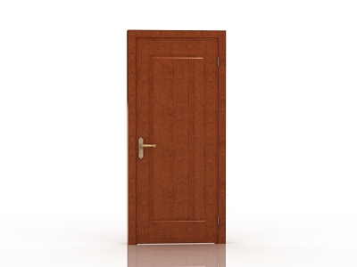 New Chinese Wooden Door 3d model