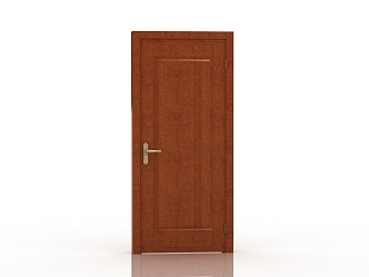 New Chinese Wooden Door 3d model