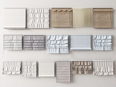 Modern Curtains 3d model