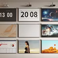 Projector screen 3d model