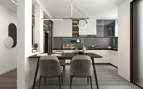 Modern Kitchen 3d model