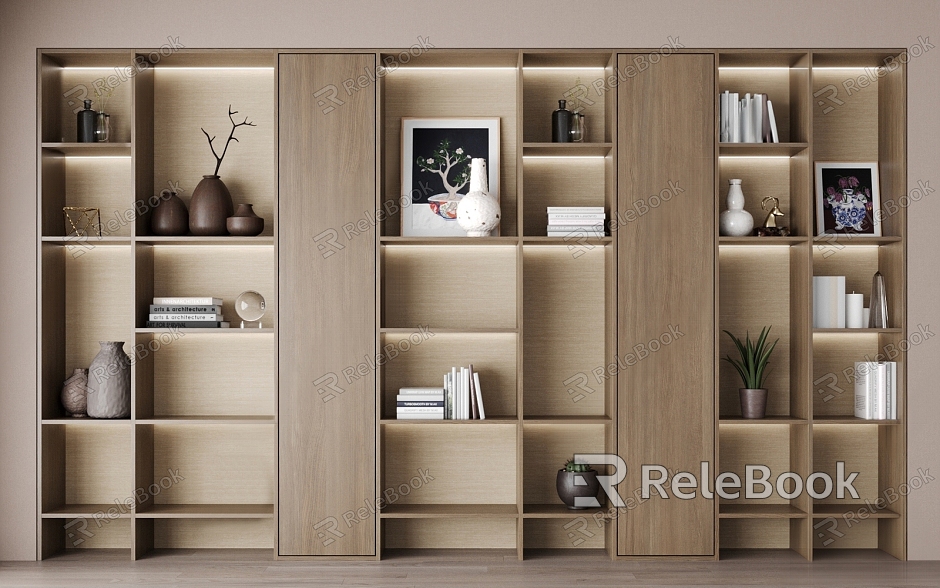 Modern Bookcase Log Bookcase model